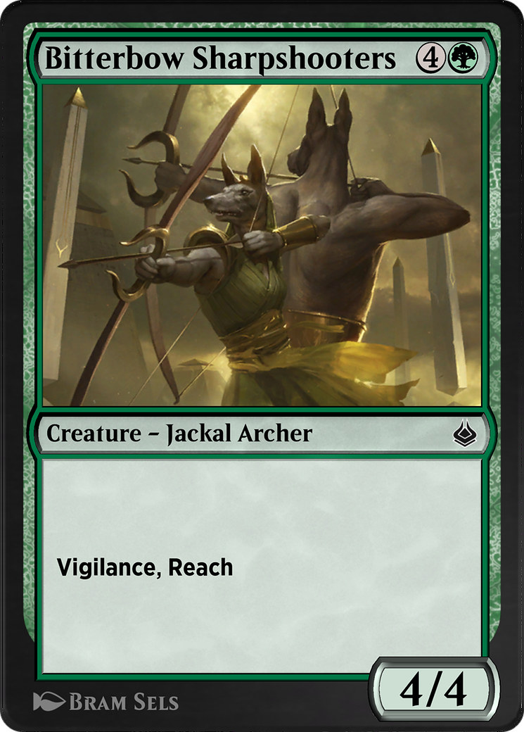 Bitterbow Sharpshooters (AKR-183) - Amonkhet Remastered - Premium MTG Single from Wizards of the Coast - Just $0! Shop now at Game Crave Tournament Store
