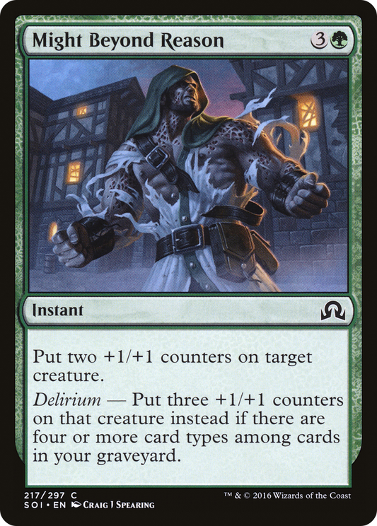 Might Beyond Reason (SOI-217) - Shadows over Innistrad - Premium MTG Single from Wizards of the Coast - Just $0.25! Shop now at Game Crave Tournament Store