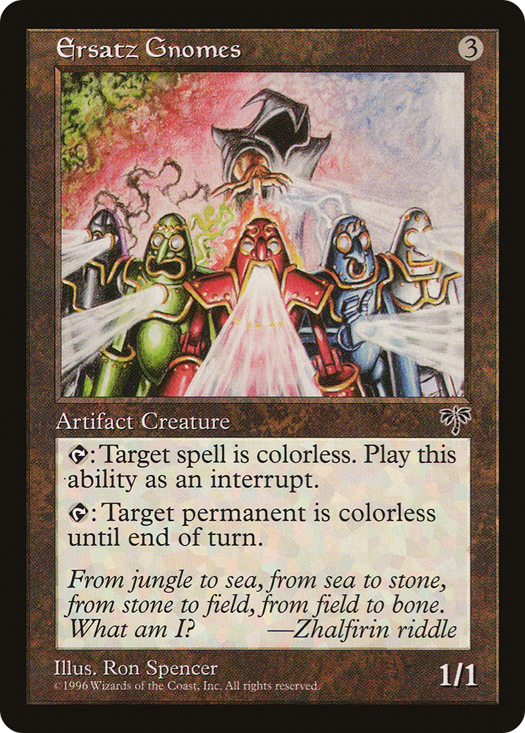 Ersatz Gnomes (MIR-301) - Mirage - Premium MTG Single from Wizards of the Coast - Just $0.25! Shop now at Game Crave Tournament Store