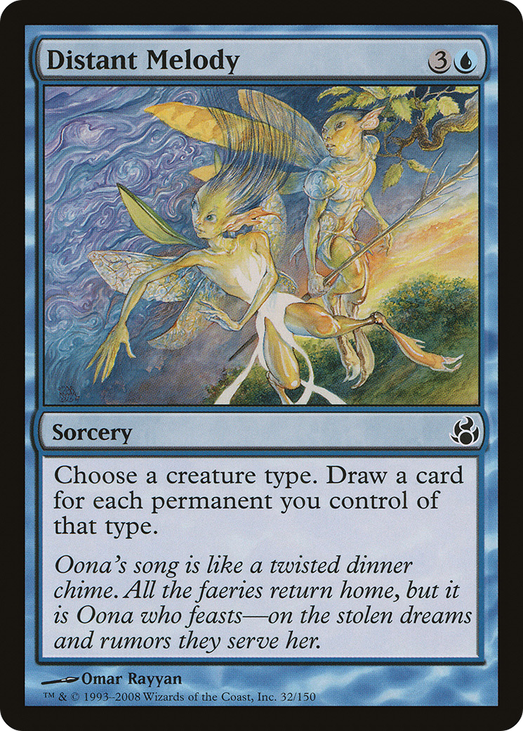 Distant Melody (MOR-032) - Morningtide - Premium MTG Single from Wizards of the Coast - Just $0.14! Shop now at Game Crave Tournament Store