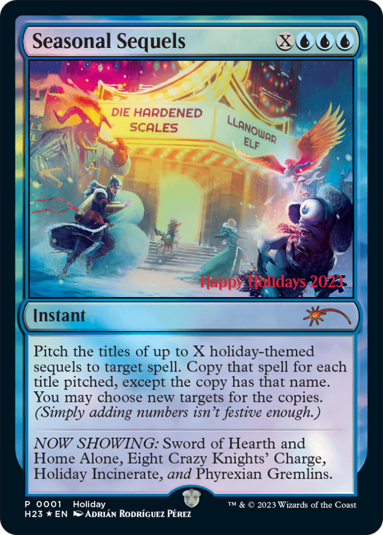 Seasonal Sequels (HHO-023) - Happy Holidays Foil - Premium MTG Single from Wizards of the Coast - Just $3.56! Shop now at Game Crave Tournament Store