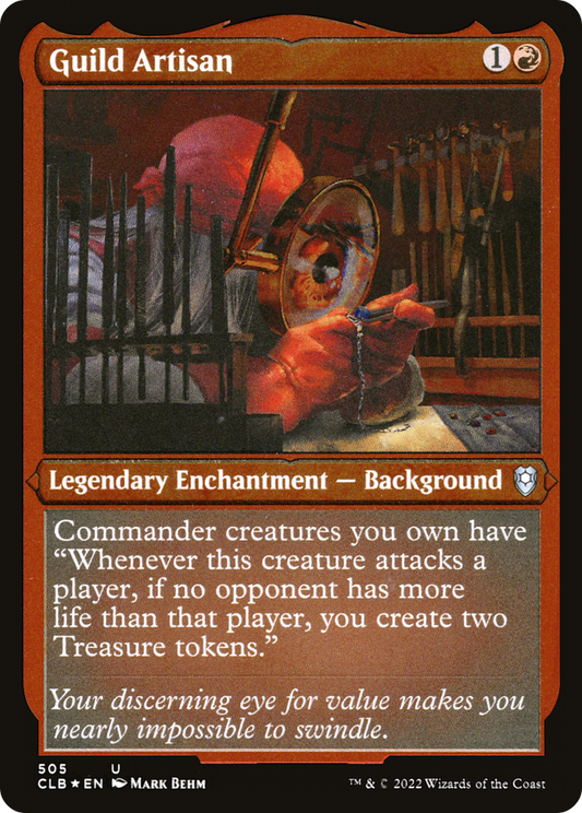 Guild Artisan (CLB-505) - Commander Legends: Battle for Baldur's Gate Etched Foil - Premium MTG Single from Wizards of the Coast - Just $0.32! Shop now at Game Crave Tournament Store