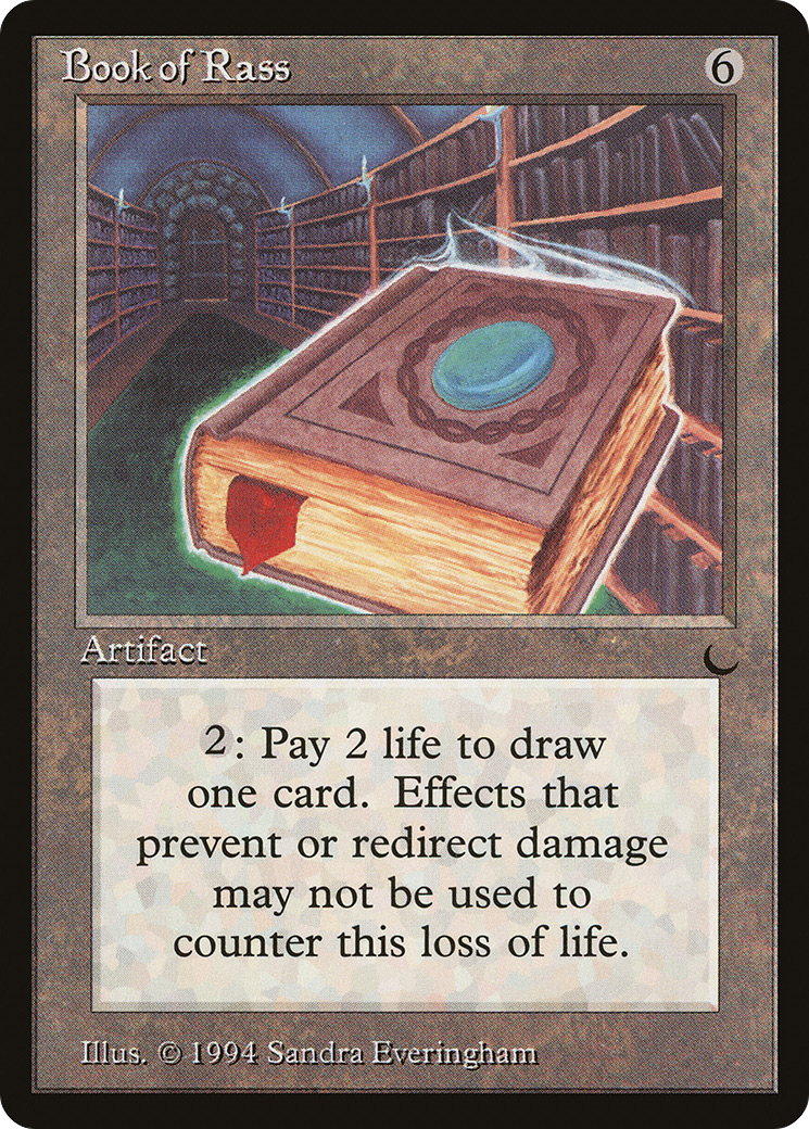 Book of Rass (DRK-098) - The Dark - Premium MTG Single from Wizards of the Coast - Just $0.70! Shop now at Game Crave Tournament Store