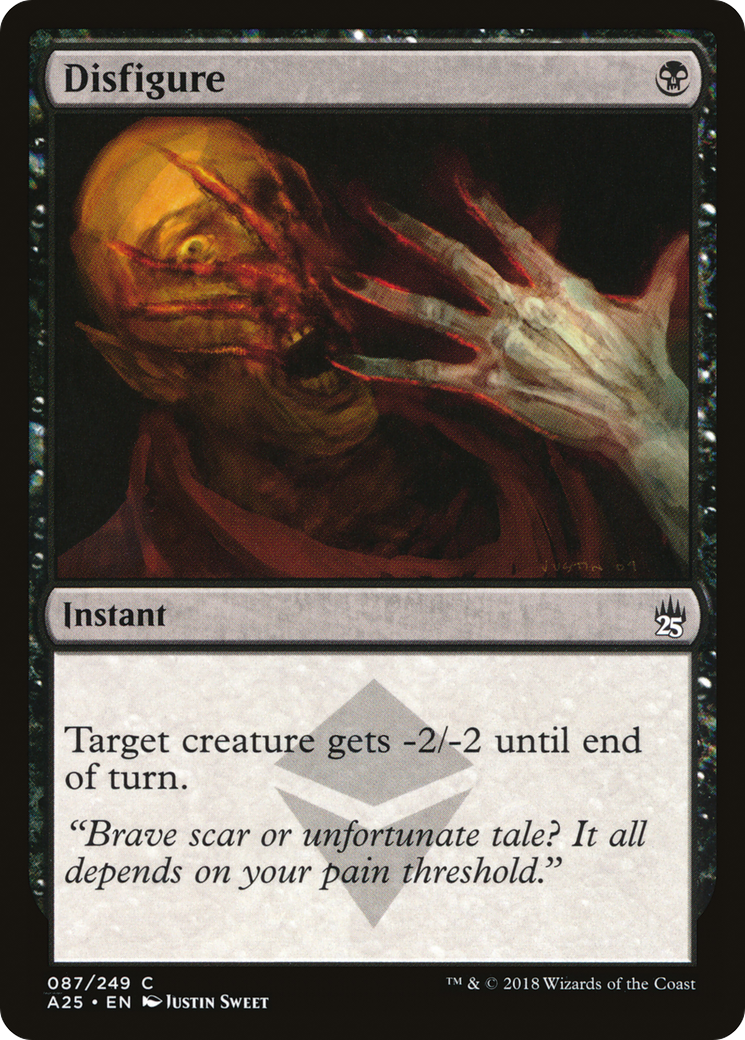Disfigure (A25-087) - Masters 25 - Premium MTG Single from Wizards of the Coast - Just $0.25! Shop now at Game Crave Tournament Store