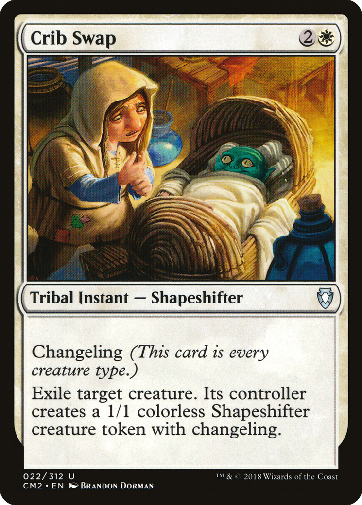 Crib Swap (CM2-022) - Commander Anthology Volume II - Premium MTG Single from Wizards of the Coast - Just $0.26! Shop now at Game Crave Tournament Store