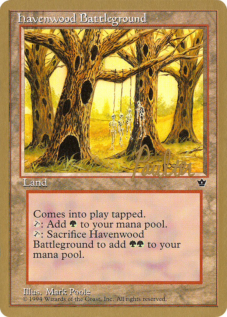 Havenwood Battleground (PTC-PP96) - Pro Tour Collector Set - Premium MTG Single from Wizards of the Coast - Just $0.11! Shop now at Game Crave Tournament Store