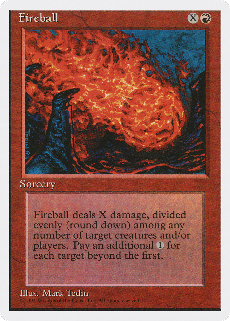Fireball (PMEI-004) - Media Inserts - Premium MTG Single from Wizards of the Coast - Just $0.30! Shop now at Game Crave Tournament Store