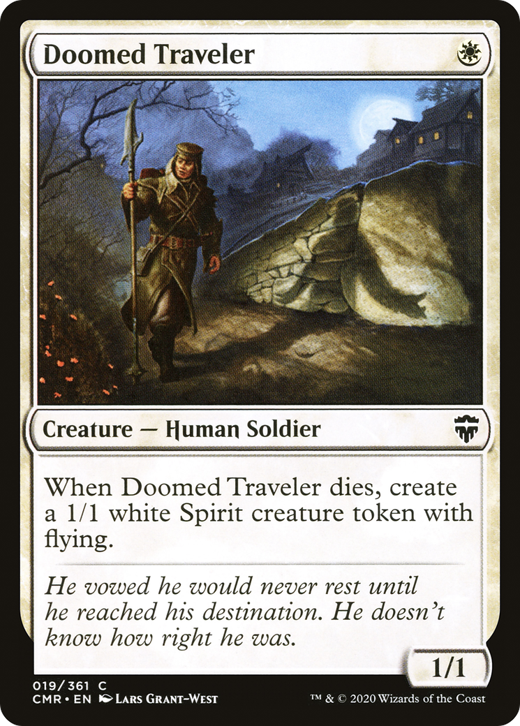 Doomed Traveler (CMR-019) - Commander Legends - Premium MTG Single from Wizards of the Coast - Just $0.08! Shop now at Game Crave Tournament Store