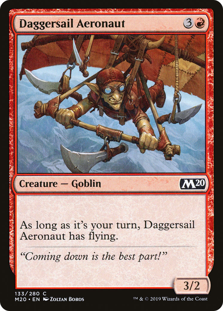 Daggersail Aeronaut (M20-133) - Core Set 2020 Foil - Premium MTG Single from Wizards of the Coast - Just $0.08! Shop now at Game Crave Tournament Store