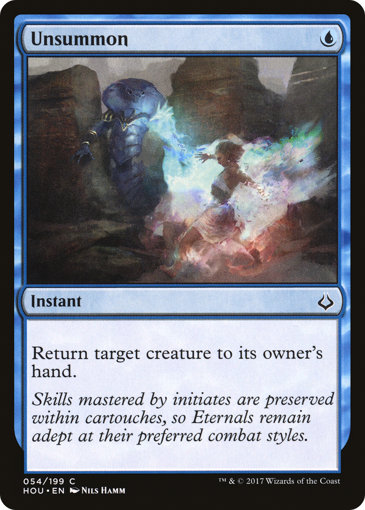 Unsummon (HOU-054) - Hour of Devastation Foil - Premium MTG Single from Wizards of the Coast - Just $0.09! Shop now at Game Crave Tournament Store