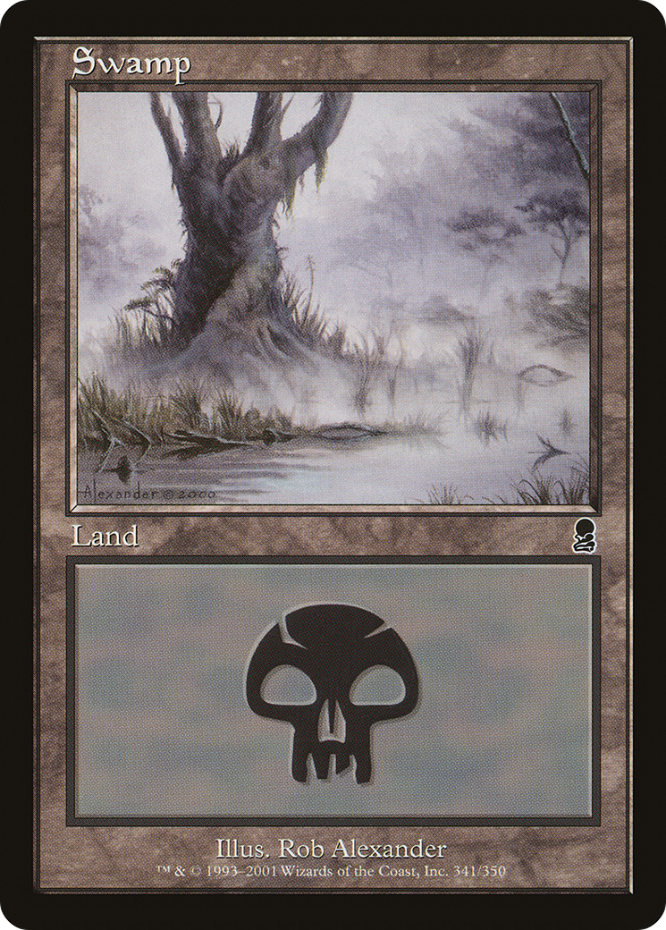 Swamp (ODY-341) - Odyssey - Premium MTG Single from Wizards of the Coast - Just $0.95! Shop now at Game Crave Tournament Store