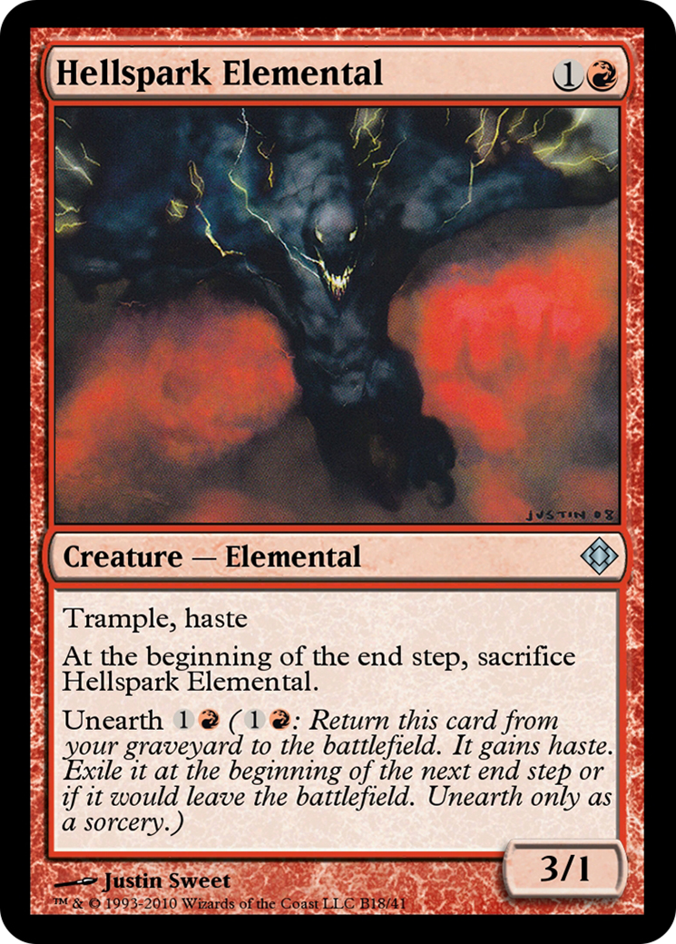 Hellspark Elemental (TD0-B18) - Magic Online Theme Decks - Premium MTG Single from Wizards of the Coast - Just $0! Shop now at Game Crave Tournament Store