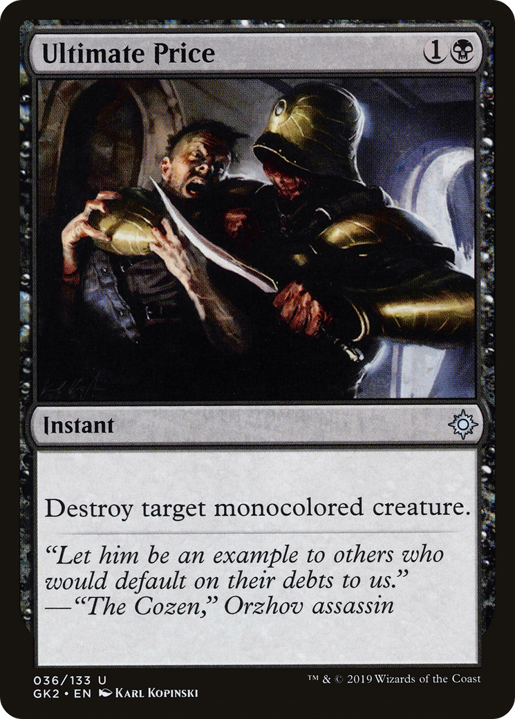 Ultimate Price (GK2-036) - RNA Guild Kit - Premium MTG Single from Wizards of the Coast - Just $0.08! Shop now at Game Crave Tournament Store