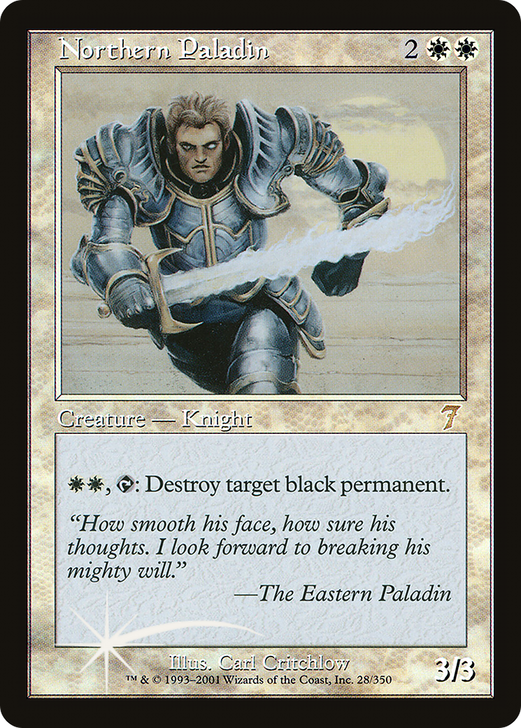Northern Paladin (7ED-28★) - Seventh Edition Foil - Premium MTG Single from Wizards of the Coast - Just $18.48! Shop now at Game Crave Tournament Store