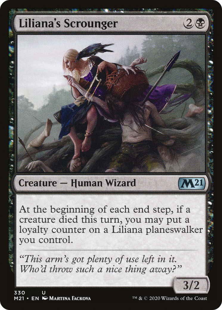 Liliana's Scrounger (M21-330) - Core Set 2021 - Premium MTG Single from Wizards of the Coast - Just $0.31! Shop now at Game Crave Tournament Store