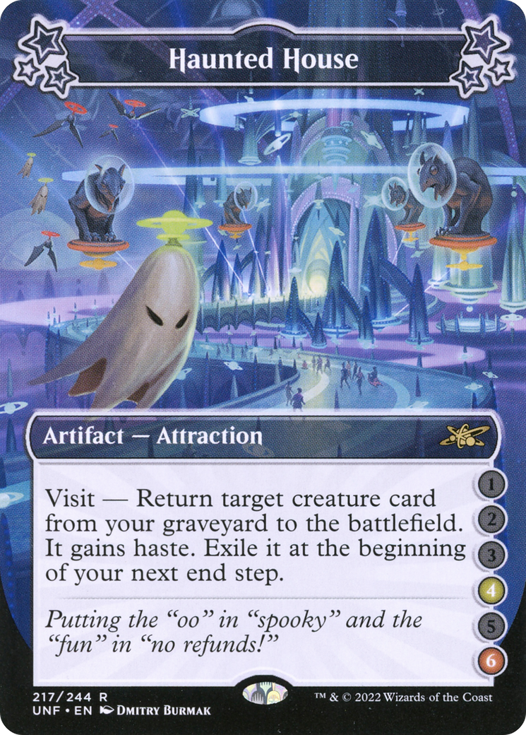 Haunted House (UNF-217B) - Unfinity - Premium MTG Single from Wizards of the Coast - Just $0.29! Shop now at Game Crave Tournament Store