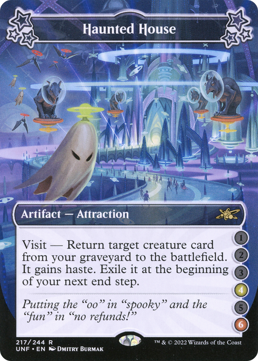 Haunted House (UNF-217B) - Unfinity - Premium MTG Single from Wizards of the Coast - Just $0.29! Shop now at Game Crave Tournament Store