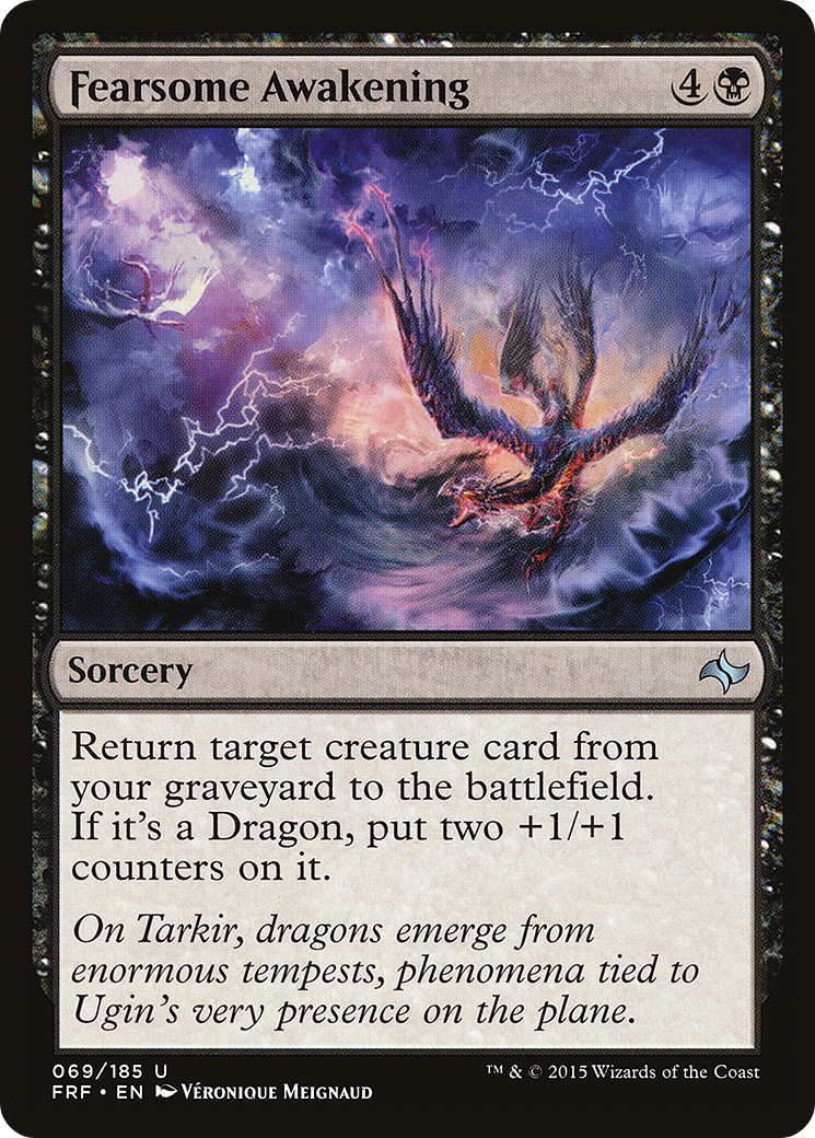 Fearsome Awakening (FRF-069) - Fate Reforged Foil - Premium MTG Single from Wizards of the Coast - Just $0.25! Shop now at Game Crave Tournament Store