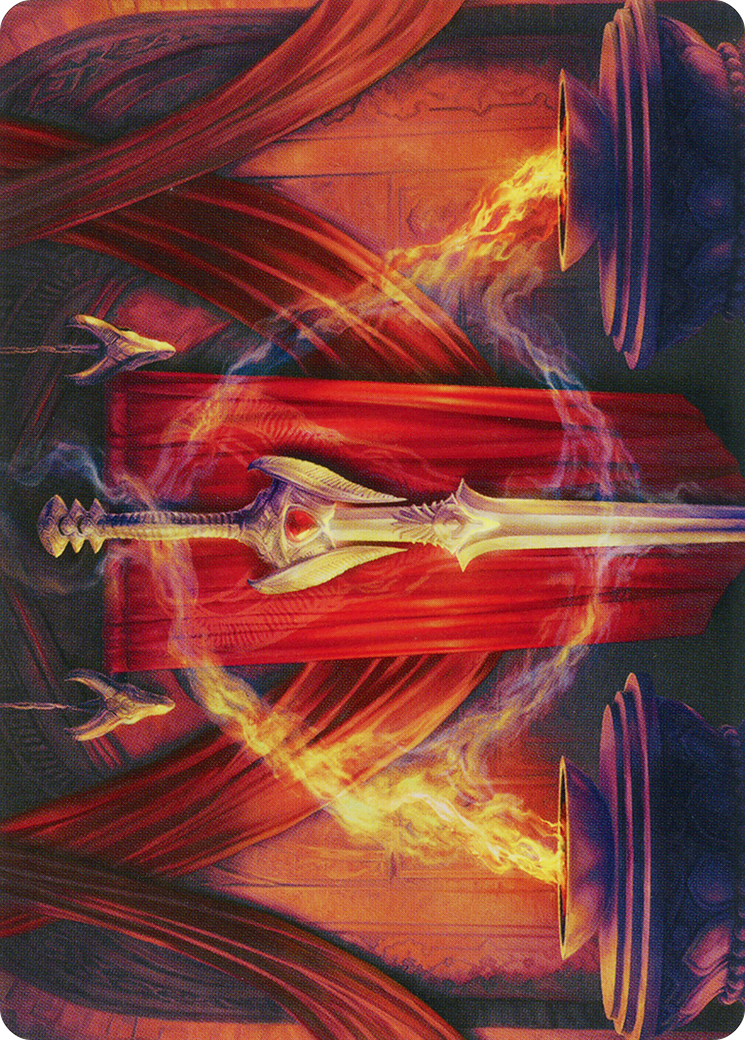Ramosian Greatsword // Ramosian Greatsword (AMOM-037) - March of the Machine Art Series (Borderless) Foil - Premium MTG Single from Wizards of the Coast - Just $0! Shop now at Game Crave Tournament Store
