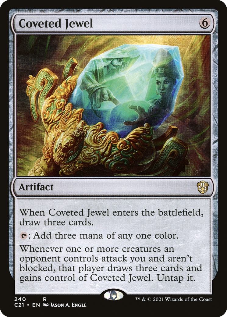 Coveted Jewel (C21-240) - Commander 2021 - Premium MTG Single from Wizards of the Coast - Just $0.26! Shop now at Game Crave Tournament Store