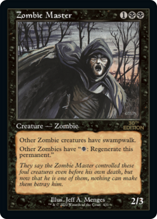 Zombie Master (30A-431) - 30th Anniversary Edition - Premium MTG Single from Wizards of the Coast - Just $0! Shop now at Game Crave Tournament Store