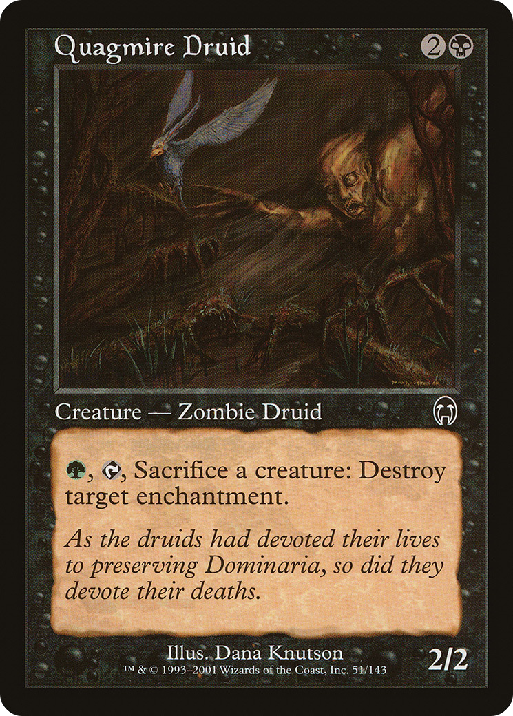 Quagmire Druid (APC-051) - Apocalypse Foil - Premium MTG Single from Wizards of the Coast - Just $0.39! Shop now at Game Crave Tournament Store