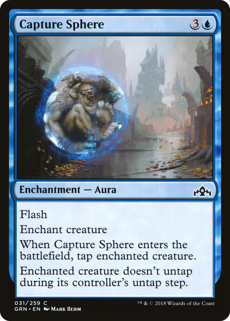 Capture Sphere (GRN-031) - Guilds of Ravnica Foil - Premium MTG Single from Wizards of the Coast - Just $0.25! Shop now at Game Crave Tournament Store