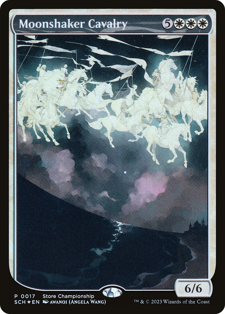 Moonshaker Cavalry (SCH-017) - Store Championships - Premium MTG Single from Wizards of the Coast - Just $54.02! Shop now at Game Crave Tournament Store