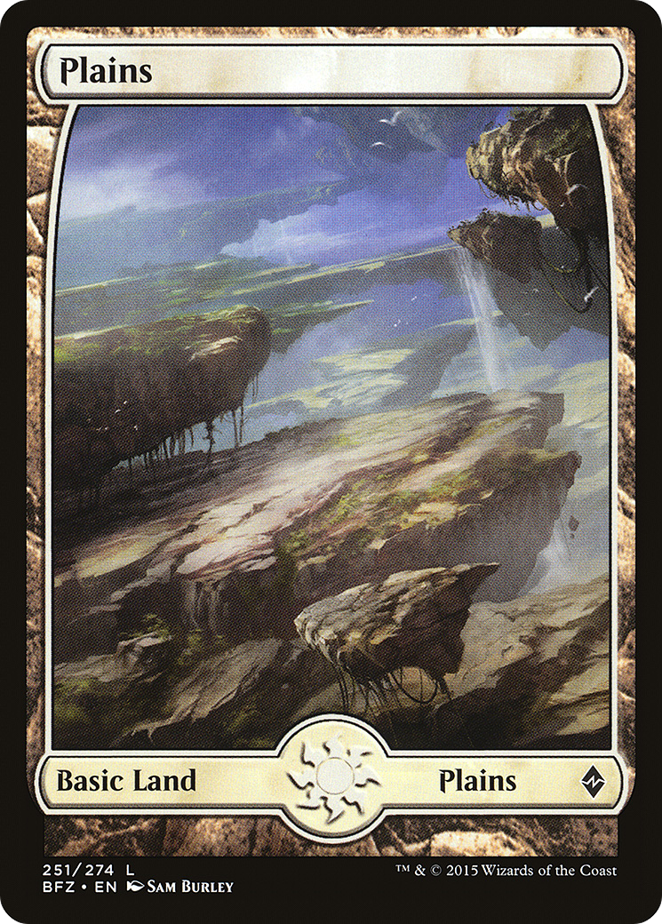 Plains (BFZ-251) - Battle for Zendikar - Premium MTG Single from Wizards of the Coast - Just $0.08! Shop now at Game Crave Tournament Store