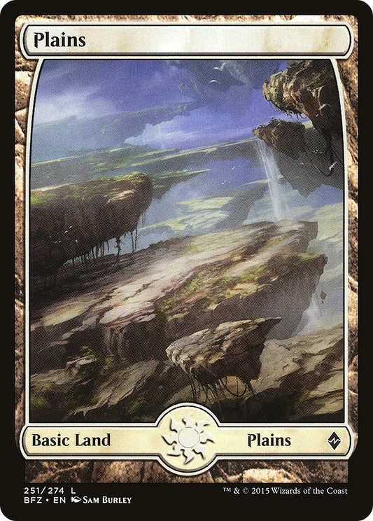 Plains (BFZ-251) - Battle for Zendikar - Premium MTG Single from Wizards of the Coast - Just $0.08! Shop now at Game Crave Tournament Store