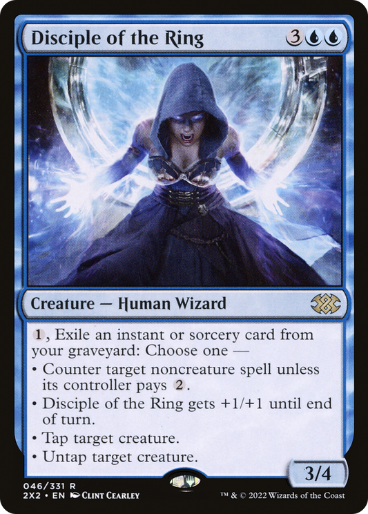 Disciple of the Ring (2X2-046) - Double Masters 2022 - Premium MTG Single from Wizards of the Coast - Just $0.08! Shop now at Game Crave Tournament Store