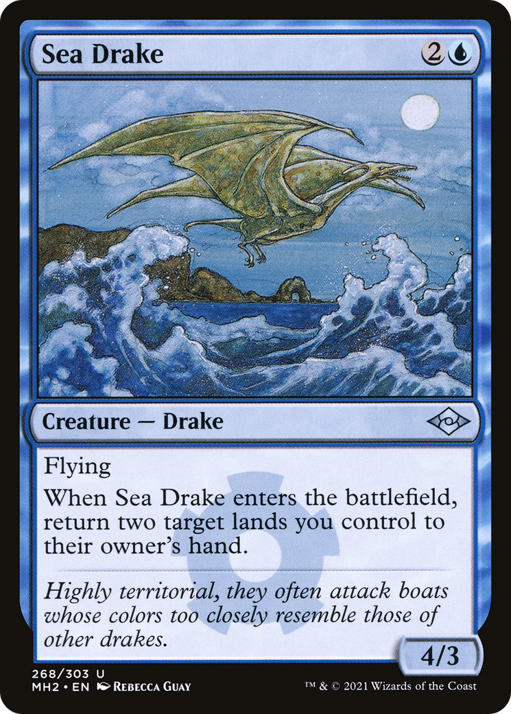 Sea Drake (MH2-268) - Modern Horizons 2 - Premium MTG Single from Wizards of the Coast - Just $0.08! Shop now at Game Crave Tournament Store