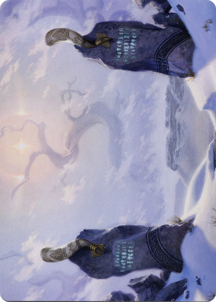 Snow-Covered Plains // Snow-Covered Plains (AKHM-074) - Kaldheim Art Series (Borderless) Foil - Premium MTG Single from Wizards of the Coast - Just $0! Shop now at Game Crave Tournament Store