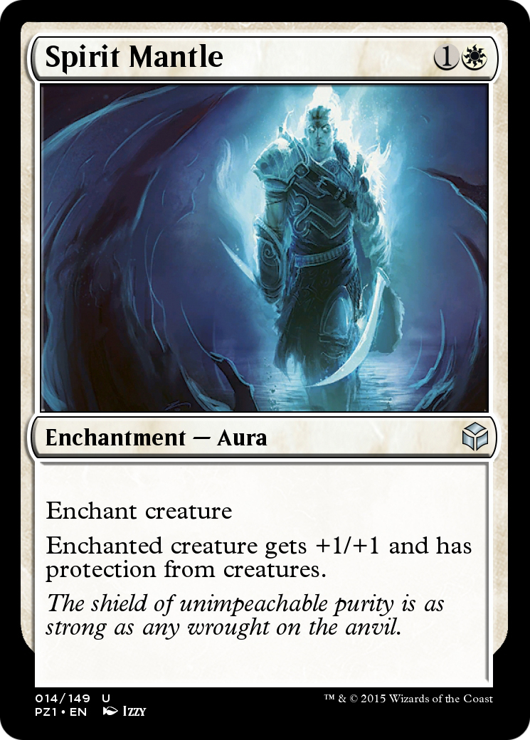 Spirit Mantle (PZ1-014) - Legendary Cube Prize Pack - Premium MTG Single from Wizards of the Coast - Just $0! Shop now at Game Crave Tournament Store