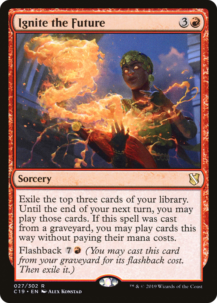Ignite the Future (C19-027) - Commander 2019 - Premium MTG Single from Wizards of the Coast - Just $0.08! Shop now at Game Crave Tournament Store