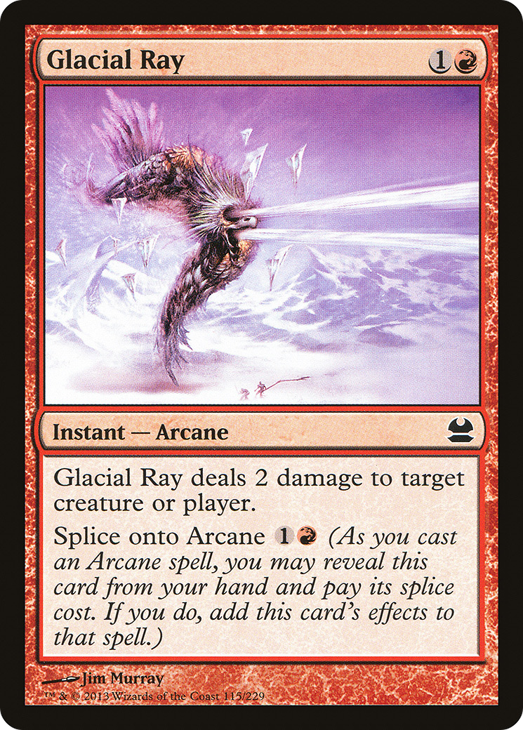 Glacial Ray (MMA-115) - Modern Masters - Premium MTG Single from Wizards of the Coast - Just $0.08! Shop now at Game Crave Tournament Store