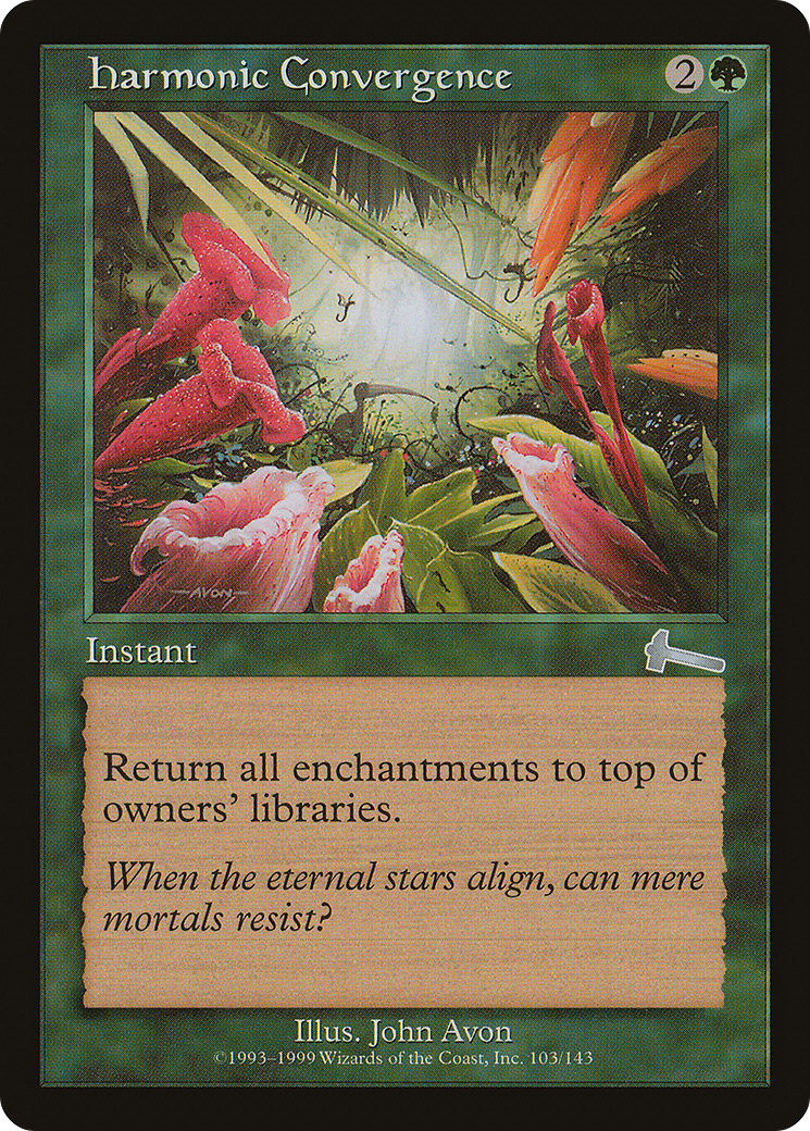 Harmonic Convergence (ULG-103) - Urza's Legacy Foil - Premium MTG Single from Wizards of the Coast - Just $2.64! Shop now at Game Crave Tournament Store