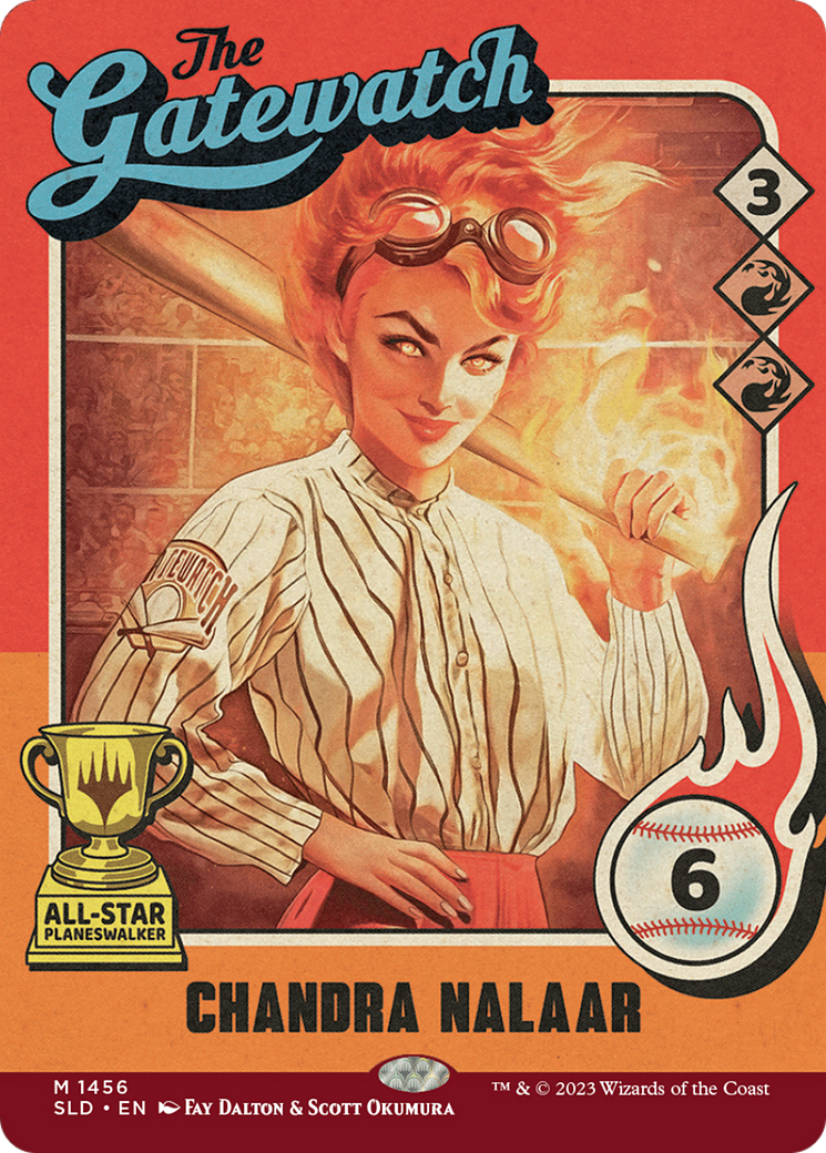 Chandra Nalaar // Chandra Nalaar (SLD-1456) - Secret Lair Drop: (Full Art) (Borderless) - Premium MTG Single from Wizards of the Coast - Just $4.64! Shop now at Game Crave Tournament Store