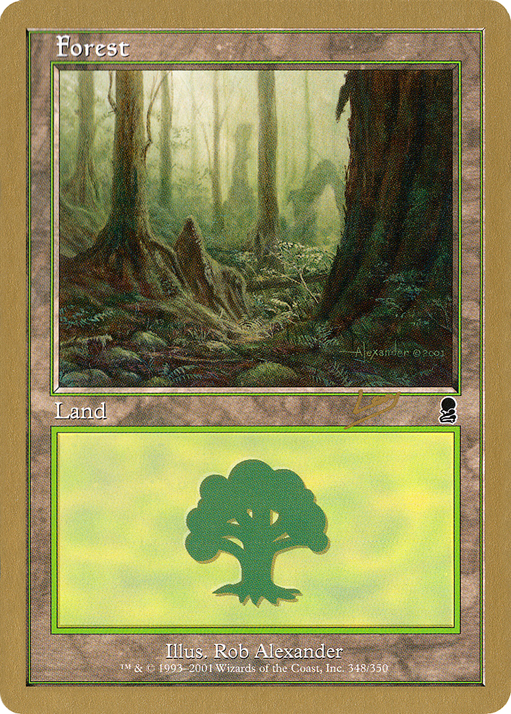 Forest (WC02-RL348) - World Championship Decks 2002 - Premium MTG Single from Wizards of the Coast - Just $1.43! Shop now at Game Crave Tournament Store