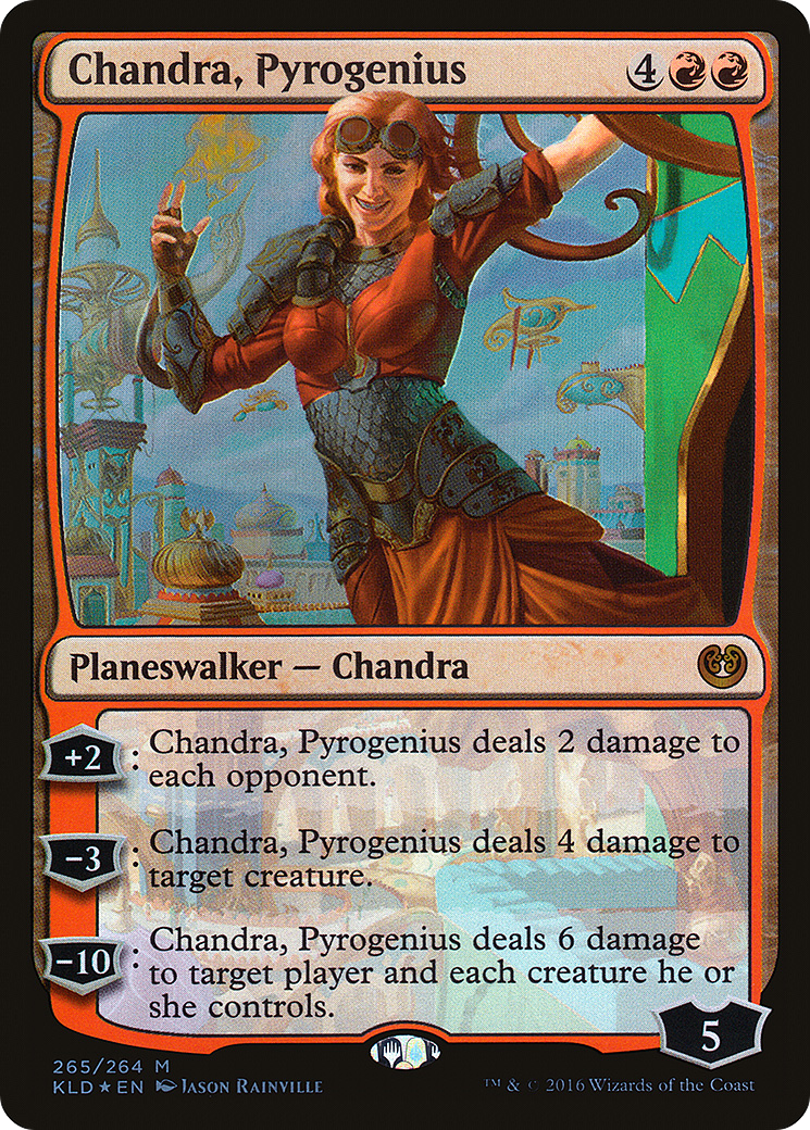 Chandra, Pyrogenius (KLD-265) - Kaladesh Foil - Premium MTG Single from Wizards of the Coast - Just $0.78! Shop now at Game Crave Tournament Store