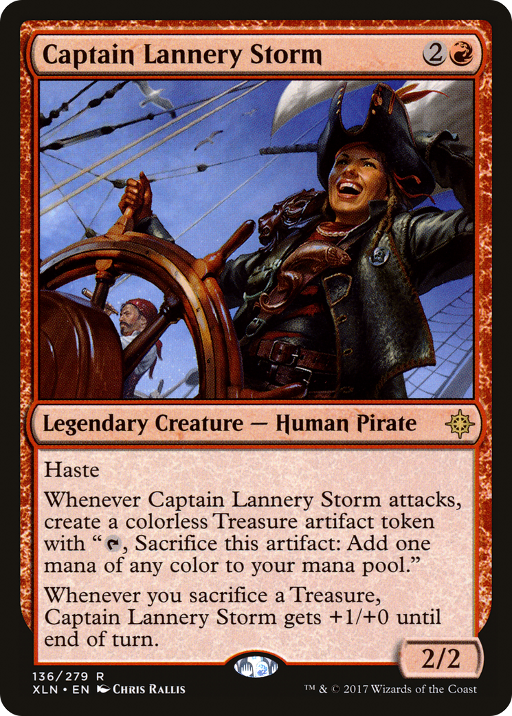 Captain Lannery Storm (XLN-136) - Ixalan - Premium MTG Single from Wizards of the Coast - Just $0.21! Shop now at Game Crave Tournament Store