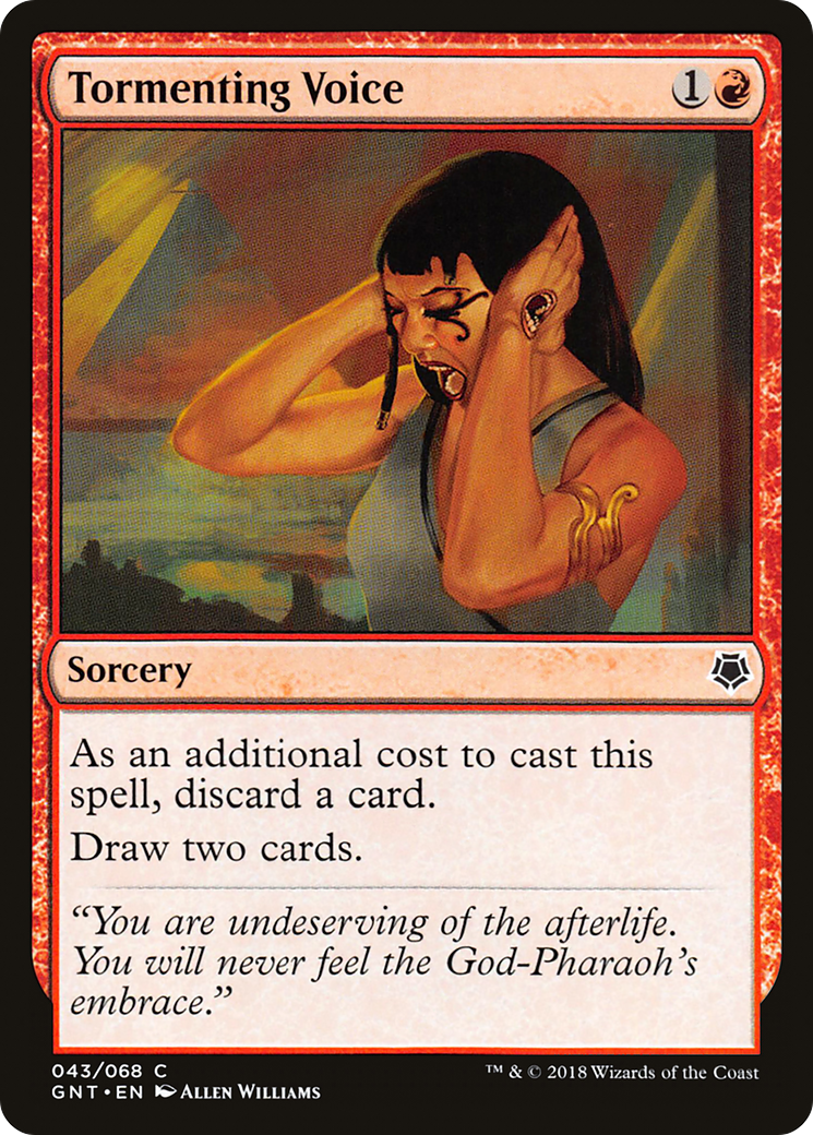 Tormenting Voice (GNT-043) - Game Night - Premium MTG Single from Wizards of the Coast - Just $0.26! Shop now at Game Crave Tournament Store