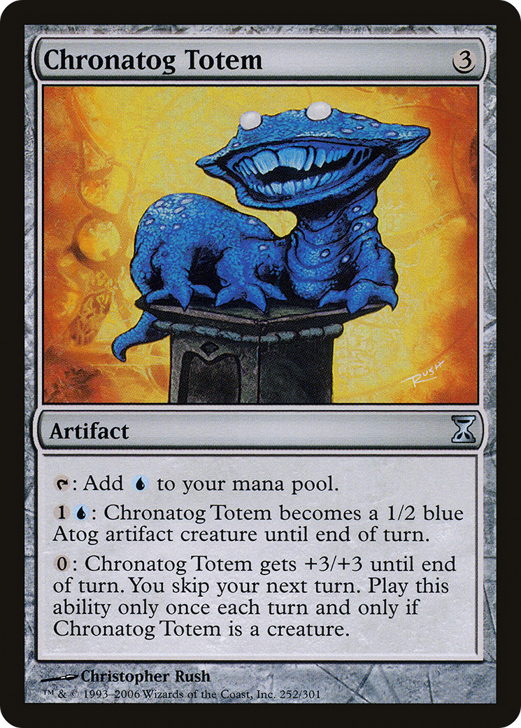 Chronatog Totem (TSP-252) - Time Spiral - Premium MTG Single from Wizards of the Coast - Just $0.08! Shop now at Game Crave Tournament Store