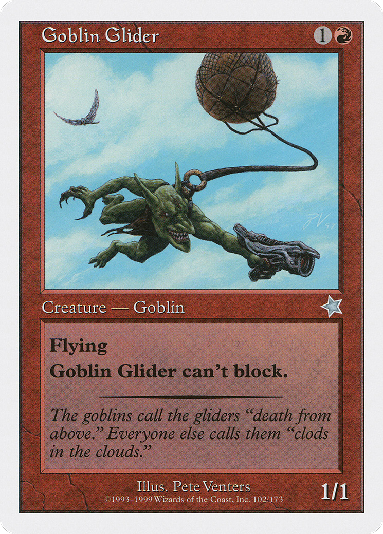 Goblin Glider (S99-102) - Starter 1999 - Premium MTG Single from Wizards of the Coast - Just $0.26! Shop now at Game Crave Tournament Store
