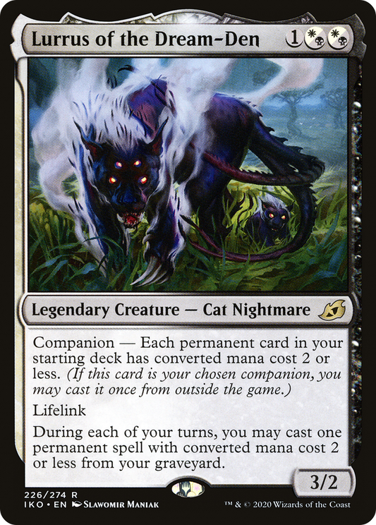 Lurrus of the Dream-Den (IKO-226) - Ikoria: Lair of Behemoths: (companion) - Premium MTG Single from Wizards of the Coast - Just $0.18! Shop now at Game Crave Tournament Store