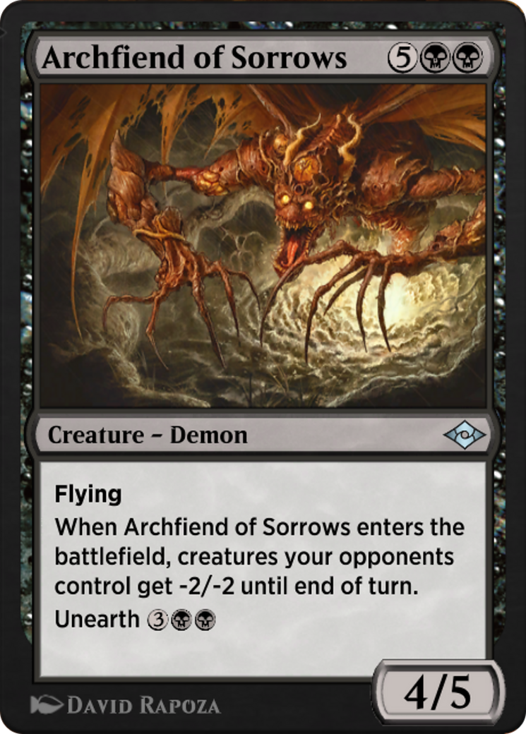 Archfiend of Sorrows (J21-285) - Jumpstart: Historic Horizons - Premium MTG Single from Wizards of the Coast - Just $0! Shop now at Game Crave Tournament Store