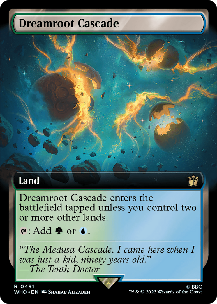 Dreamroot Cascade (WHO-491) - Doctor Who: (Extended Art) Foil - Premium MTG Single from Wizards of the Coast - Just $0.79! Shop now at Game Crave Tournament Store