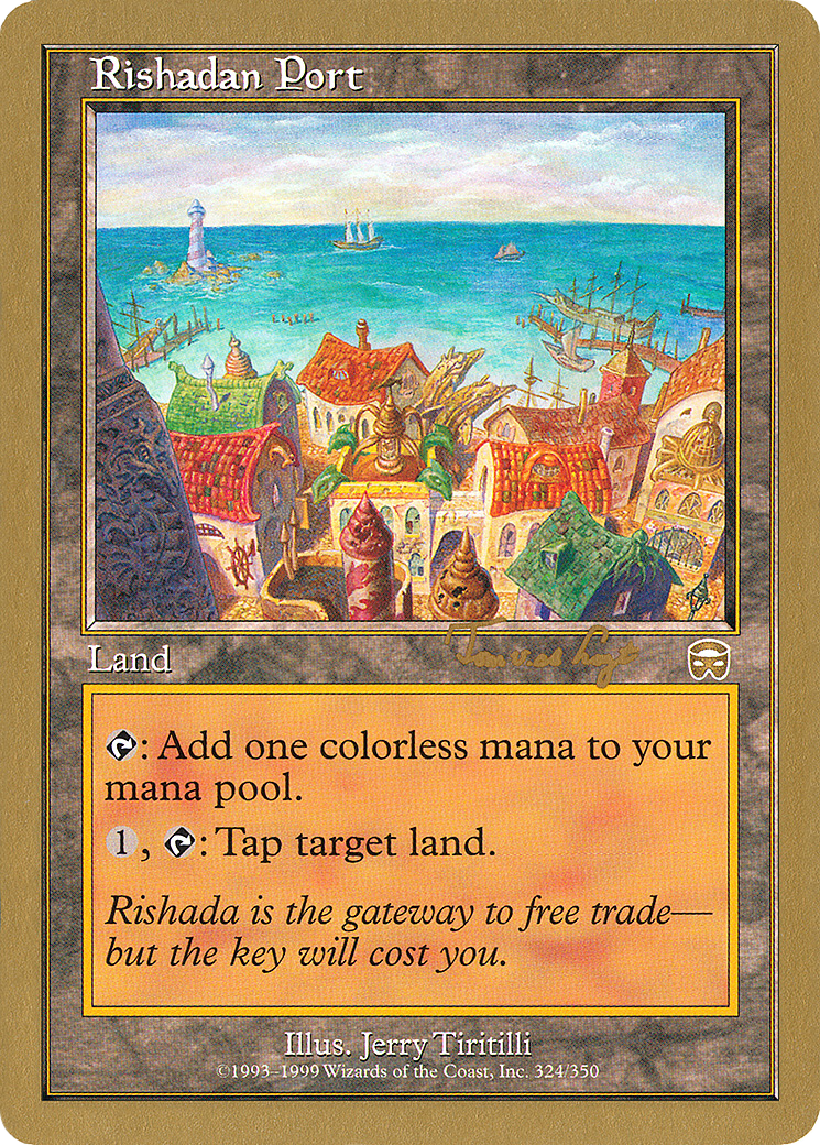 Rishadan Port (WC01-TVDL324) - World Championship Decks 2001 - Premium MTG Single from Wizards of the Coast - Just $0.60! Shop now at Game Crave Tournament Store