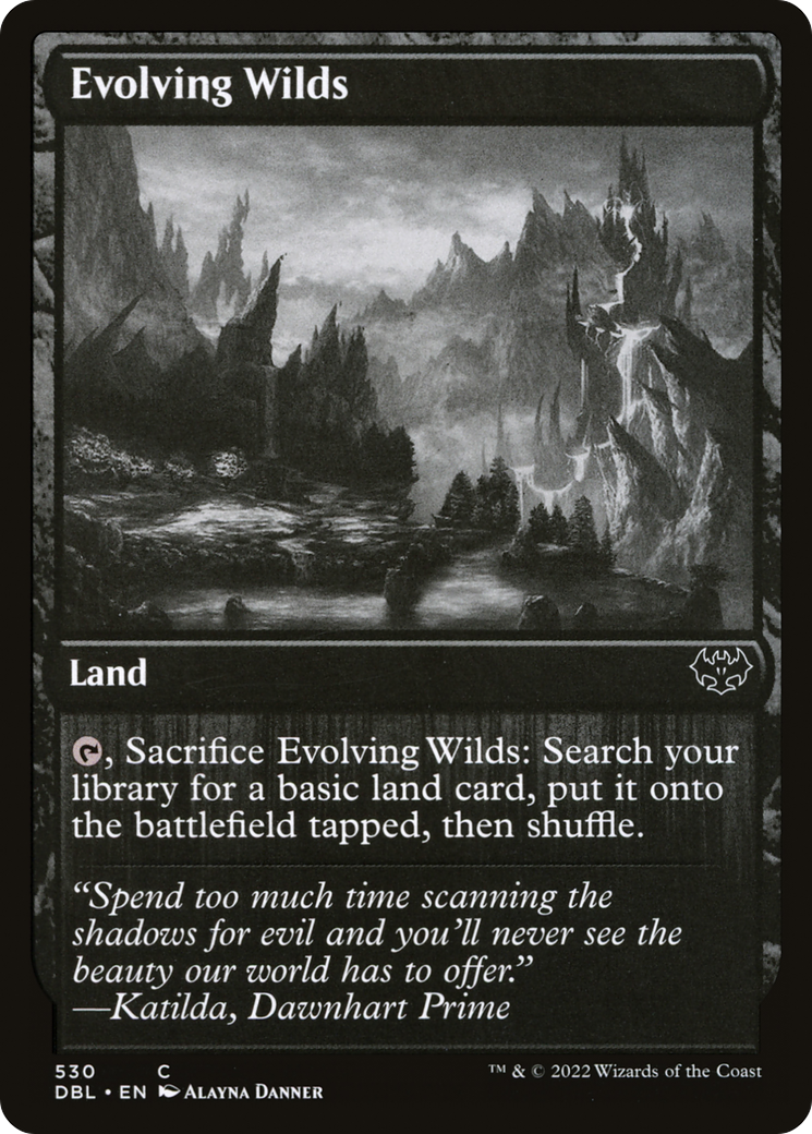 Evolving Wilds (DBL-530) - Innistrad: Double Feature - Premium MTG Single from Wizards of the Coast - Just $0.08! Shop now at Game Crave Tournament Store