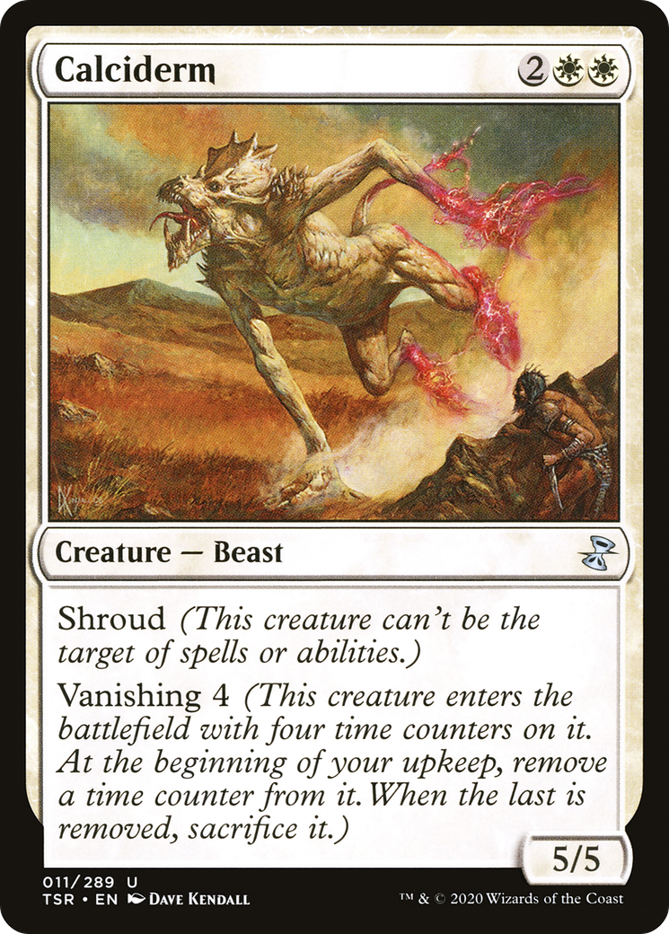 Calciderm (TSR-011) - Time Spiral Remastered - Premium MTG Single from Wizards of the Coast - Just $0.08! Shop now at Game Crave Tournament Store